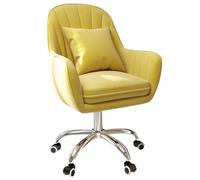 Adjustable Velvet Task Chair for Home Office Midback Ergonomic Desk Chair with Height Adjustment & Swivel Wheels for Comfort & Style