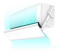 Adjustable Vent Deflectors, Portable Air Conditioners Air Vent Deflector Ceiling Outlet Wind Direction Telescopic, White (Size : 90cm)