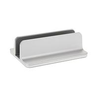 Adjustable Vertical Laptop Stand Aluminum Alloy Holder Bracket Space saving Cooler Cooling Pad Universal Replacement for Pro Air Notebook Tablet PC Smartphone