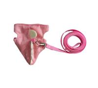 Adjustable Vest-style Ferret Traction Rope Cute Dinosaur Shape with Bell Lightweight Pet Leash Set for Small Pets Walks