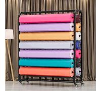 Adjustable Vinyl Roll Holder & Metal Fabric Display Rack - Perfect for Vinyl Rolls, Transfer Paper, Wallpaper & Car Color Change Film - Organize Your Craft Supplies Efficiently