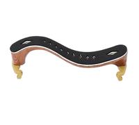 Adjustable Violin Shoulder Rest with Non Slip Feet, Breathable Foam Padding, Classic Woodgrain Pattern for Practice (3/4-4/4)