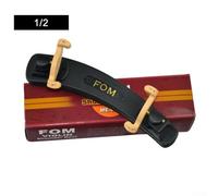 Adjustable Violin Shoulder Rest with Padded Support for 1/8 1/4 3/4 and 4/4 Violins, Soft Foam Cushion for Comfort, Non-Slip Rubber F(For 1-2 violins)