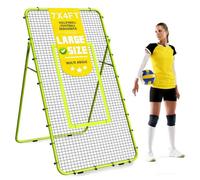 Adjustable Volleyball Rebounder Net 7x4 FT, Football Training Equipment for Lacrosse, Baseball, Soccer,Tennis, Soccer Goal Kickback Target for Kids & Adult Play Teaching Practise