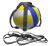 Adjustable Volleyball Spike Training Strap for Solo Practice, Nylon | Elastic Cord, Black Finish, Beginner Friendly Drills, Youth Athletes, Outdoor Conditioning Sessions