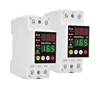 Adjustable Voltage Current Protector 110/120/127/220/240V 80-300V Universal AC DC Volt Meter With Short Protect Single Phase