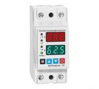 Adjustable Voltage Current Protector 40A Dual Display(63A) | Real-time monitoring, auto cut-off, restores for power when normal, 40 household electrical safety