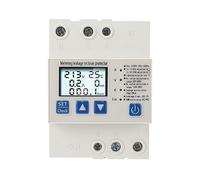 Adjustable Voltage Current Protector, AC 230V 1-63A Self Recovery Over Under Voltage Protector Metering Reclosing Protector, Voltage Protective Device with Auto-Reclosing Lightning Protection
