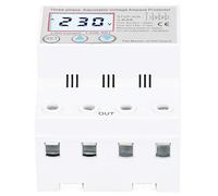 Adjustable Voltage Protector 3Phase LCD Multifunctional SelfResetting STVP936 230V 400V AC Protective Device-monitoring Auxiliary Device-tool, LCD Display (63A)