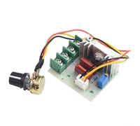 Adjustable Voltage Regulator 2000W 220V AC SCR Dimmer Switch for Small Motor Iron Heater Light Governor Aluminium Body