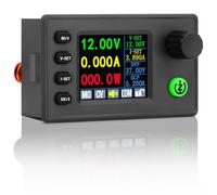 Adjustable Voltage Regulator DC DC Buck Boost Power Converter 90W 6-36V to 0.5-36V 0-5A DC Regulated Power Supply with Cooling Fan, Constant Current Volt Step Up Down Module