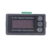 Adjustable Voltage Signal Generator and Analog Simulator - 15-28V DC Input - 0-10V 0-5V 0-3.3V 2-10V Output - 0.01V Accuracy with Display - 1 Analog Output Channel -