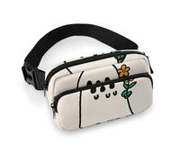 Adjustable Waist Bag Take The Flower Ghost Fanny Pack Belt Bag Mini Crossbody Bag for Hands-Free Outdoor, Running