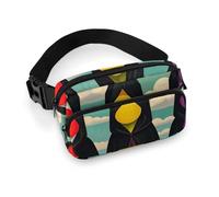 Adjustable Waist Bag Terrible Witches Fanny Pack Belt Bag Mini Crossbody Bag for Hands-Free Outdoor, Running