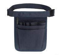 Adjustable Waist Bag with Multiple Compartments and Secure Zipper Closures for Organizing Hand Repair Tools (Blue)