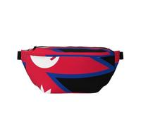 Adjustable Waist Pack with Stylish Flag of Nepal Print - Lightweight Sling for Travel and Outdoor Sport