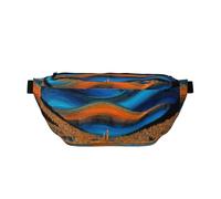 Adjustable Waist Pack with Stylish River Grace Print â€“ Lightweight Sling for Travel and Outdoor Sport