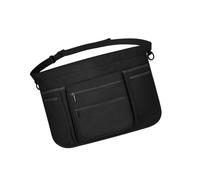 Adjustable Waist Tool Bag with Zipper Compartment, Sturdy Metal Hooks, 24" Design for Restaurant Work, Oil Resistant Restaurant Server Utility Pack