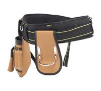 Adjustable Waist Tool Belt, Spacious Storage Space, Detachable Pouch with Hammer Holder for Waist Sizes 88-110cm
