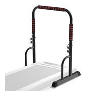 Adjustable Walking Pad Handle only, 19.7 inch Wide, 37.4 inch Max Height, Black/Red