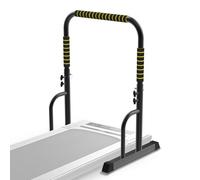Adjustable Walking Pad Handle only, 19.7 inch Wide, 46 inch Max Height, Black/Yellow
