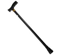 Adjustable Walking Stick with Built in Light for Elderly Use | Retractable Aluminium Alloy Shaft, Non Slip Ergonomic Grip, Travel Hiking Support for Uneven Ground