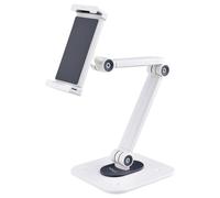 Adjustable Wall/Desktop Tablet Stand With Articulated Arm 4.7"-12.9" Screen Size