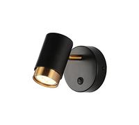 Adjustable Wall Lamp Hardwired Wall Sconce with Switch Headboard Lighting Fixture, Modern Wall Mounted Lamps Indoor GU10 Bedroom Bedside Lights for Bedroom Living Room