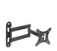 Adjustable Wall Mount Bracket for 17 32 Inch Monitors & TVs Heavy Duty 30kg Load Capacity 2 Piece Extendable Design for Optimal Viewing Angles