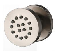 Adjustable Wall Mount Shower Head with 360° Rotation and Massage Jets for Enhanced Bathroom Experience