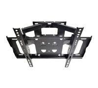 Adjustable Wall Mount TV Bracket For 26-52/55 Inch LCD TVs Dual-Arm L R Regulation Ceiling Mounted Stand Holder.(Black+26-55-inch single-arm)