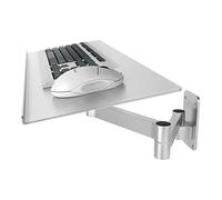 Adjustable Wall-Mounted Keyboard Tray, Space-Saving Keyboard Support, Industrial Pull-Out Mouse and Keyboard Drawer, Perfect for Home Office and Workstations