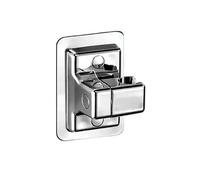 Adjustable Wall-Mounted Shower Head Holder, Self-Adhesive Handheld Bracket, Durable ABS Material, Easy Installation, Fits Most Showers