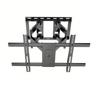 Adjustable Wall Mounted TV Bracket Foldable Telescopic Universal Fixed 32-70/80 In TV Frame Tilt Stretch VESA 600，400mm Max 50kg(LF-D60)