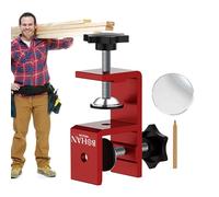 Adjustable Wardrobe Clips - Durable Cabinet Door Fixing Clips for Closet Projects | Home Improvement Template with Safety Sponge, Elbow Clips for Guard Doors