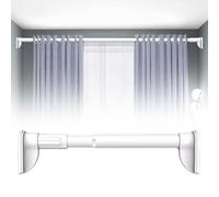 Adjustable Wardrobe Rail Extender No Drill Stainless Steel Closet Rod 2.5 3.7m Garment Rack Versatile Clothes Hanging Bar for Easy Storage