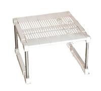 Adjustable Wardrobe Sto Rack with Shelves & Dividers Retractable Laye nizer for Closet Kitchen PantryExpandable Cupboard Shelf White L5664cm H18cm W2533cm