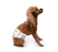 Adjustable Washable Pet Sanitary Pants Fastener Tape Absorbent Leak-Proof Male Dog Physiological Diaper Pet Shorts Dog Supplies