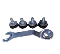 Adjustable Washing Foot Pad Screw Wrench Tool - Compatible with Samsung Models for Easy Foot Adjustment and Repair Silver-4pcs Silver-1pcs