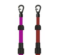 Adjustable Washing Line Prop Pole, Multi-Coloured, 6-Pack, Heavy Duty Extendable Washing Line Props Outdoor Clothes Metal Pole Support (2)