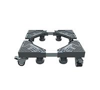 Adjustable Washing Machine Base Adjustable Appliance Fridge Freezer Mover Trolley Washing Machine Base Length/Width 52-74cm Dryer and Stand 8 Legs and 4×2 Locking Wheels Trays Troll