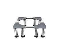 Adjustable Washing Machine Base Fridge Stand Anti Vibration Mute Adjustable Length/Width 42-66cm Non-Slip Drum Dryer Shelf Base Universal High Rack 23-27cm Outside Plant Contai