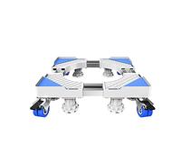 Adjustable Washing Machine Base Fridge Trolley Wheels Stand Washing Machine Base Telescopic Length 59-76cm Width 52-70cm Movable Dryer and Dishwasher Move Heavy Furniture and Applia