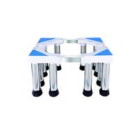 Adjustable Washing Machine Base Heavy Duty Washing Machine Stand Adjustable Fridge Freezer Base Length 40-74cm Width 48-66cm Heightening Holder Bracket Stand for Large Wooden Barrel