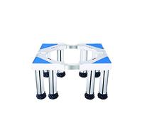Adjustable Washing Machine Base Heavy Duty Washing Machine Stand Adjustable Fridge Freezer Base Length 40-74cm Width 48-66cm Heightening Holder Bracket Stand for Large Wooden Barrel
