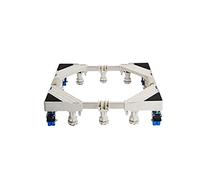 Adjustable Washing Machine Base Movable Roller Base 4 Wheels Anti-Rust Adjustable Washing Machine Stand Length 50-77cm Width 45-72cm Dryer And Fridge Trolley Plant Container Rack Prevent Scr