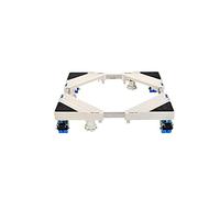 Adjustable Washing Machine Base Movable Roller Base 4 Wheels Anti-Rust Adjustable Washing Machine Stand Length 50-77cm Width 45-72cm Dryer And Fridge Trolley Plant Container Rack Prevent Scr