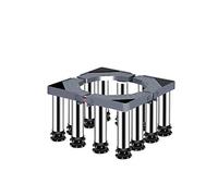 Adjustable Washing Machine Base - Multifunctional Anti-Vibration Stand for Dryer, Refrigerator, Freezer, Heavy Duty 400kg Capacity, 40-65cm Length/Width(12legs,29-32cm)