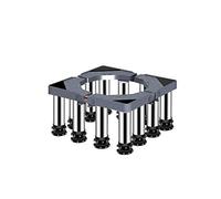 Adjustable Washing Machine Base - Multifunctional Anti-Vibration Stand for Dryer, Refrigerator, Freezer, Heavy Duty 400kg Capacity, 40-65cm Length/Width(12legs,24-27cm)
