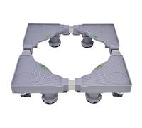 Adjustable Washing Machine Base Stand with Locking Wheels, Anti Vibration, Stainless Steel Beam, Easy To Move, Upgraded Safety Lock for Various Models